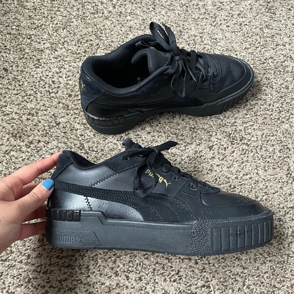 Size 9.5 - PUMA Cali Sport Mix Women’s Sneakers - Puma Black